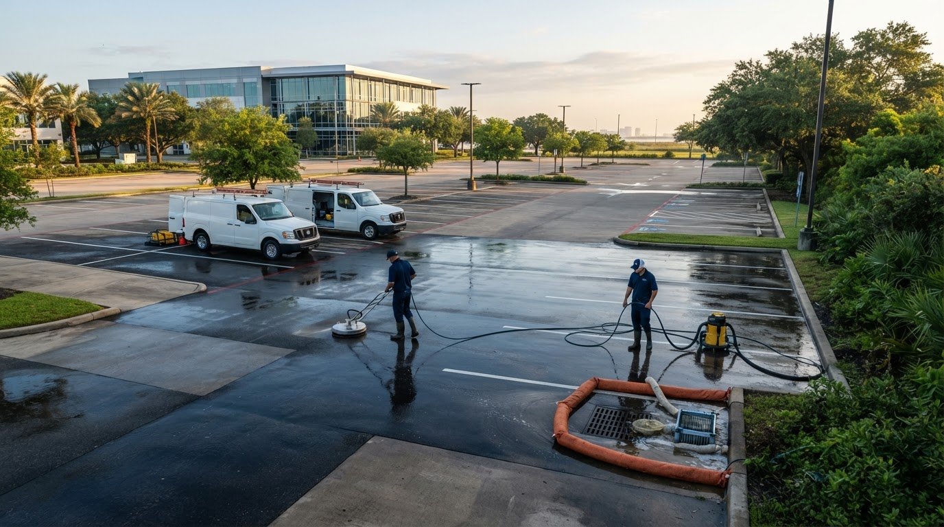 Houston Parking Lot Power Washing: 2026 Buyer’s Guide